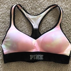 Victoria’s Secret pink push-up sports bra